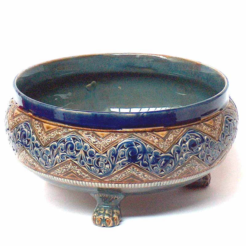 Frances E Lee - a superb 10in Doulton Lambeth bowl - 469