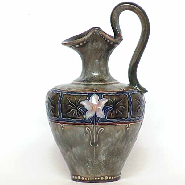 A superb 8" ewer by Eliza Simmance