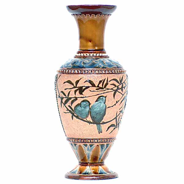 Florence E Barlow - a 22cm (8.75in) Doulton Lambeth vase - 727