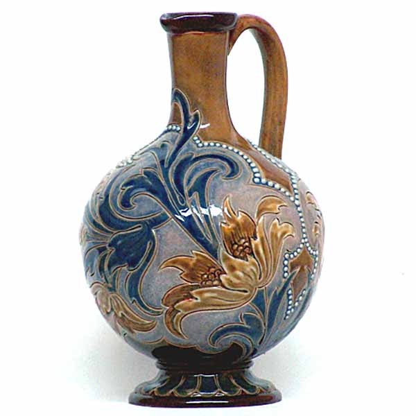 Eliza Simmance - a 21cm (8.5in) Doulton Lambeth ewer