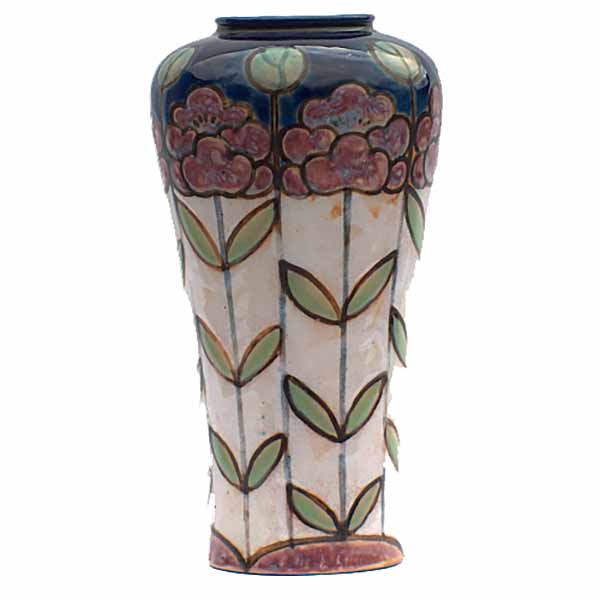 A Royal Doulton 20cm (8in) Art Deco vase by Bessie Newbery - 7946