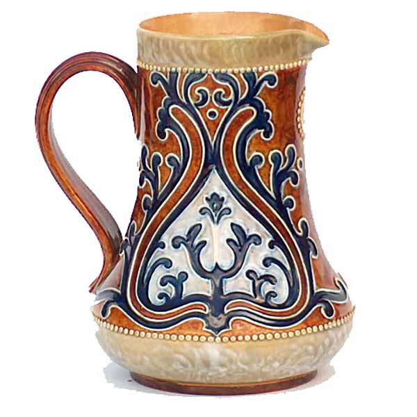 Mark V Marshall - A Doulton Lambeth 19cm (7.5in) jug  302