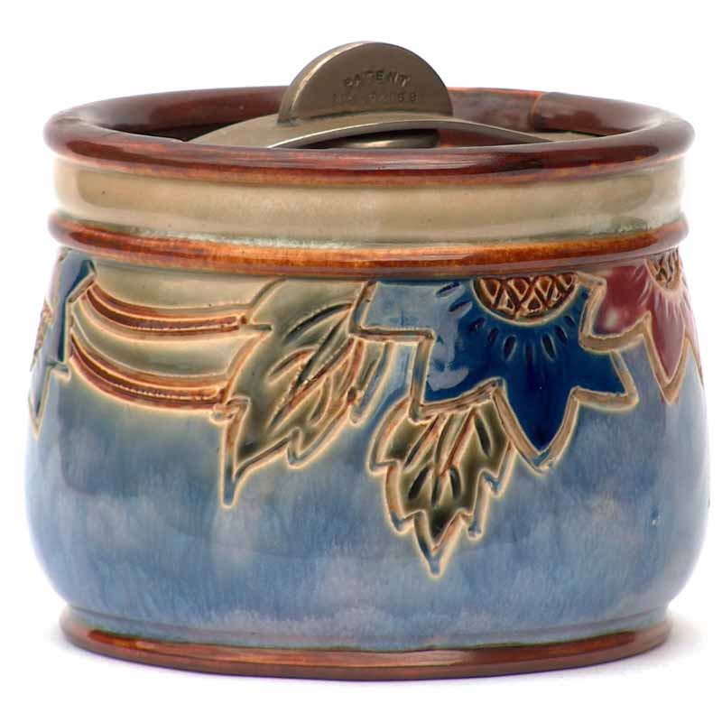 A Royal Doulton tobacco jar by Winnie Bowstead - X8951