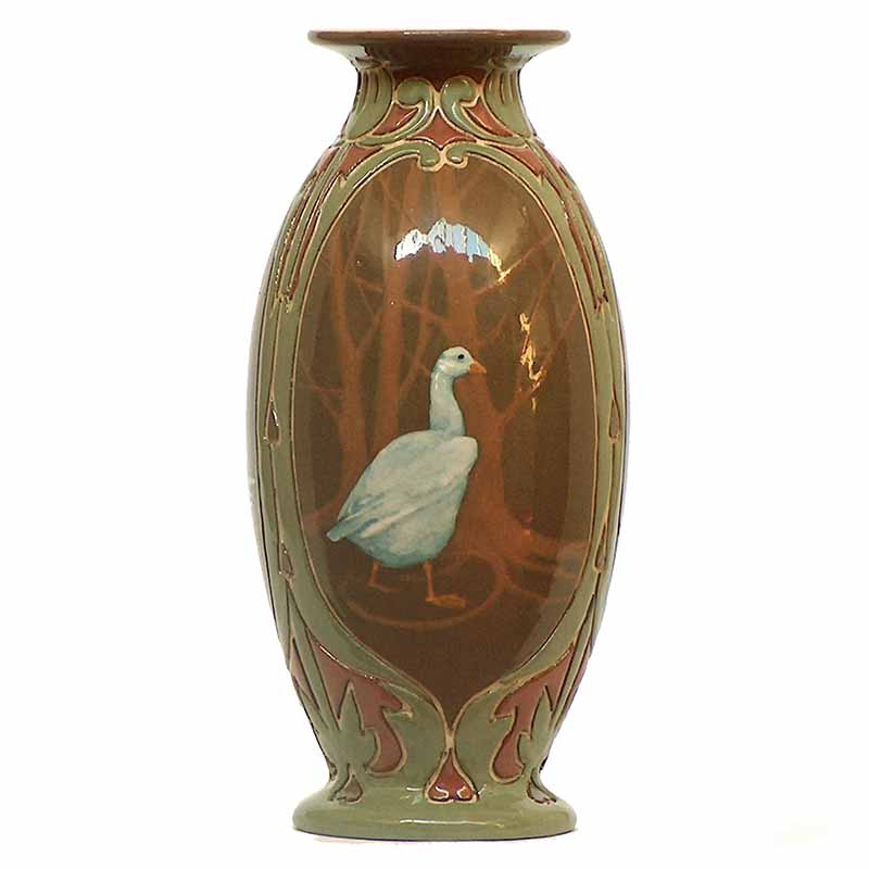 Florence Barlow - An 8in (20cm) Royal Doulton Art Nouveau vase - 529 
