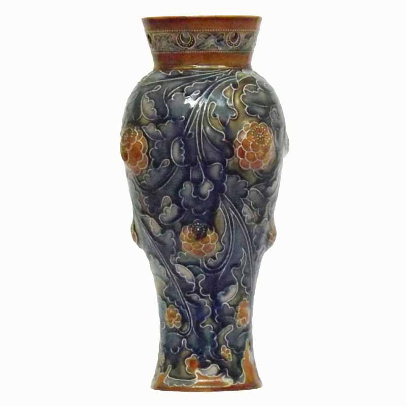 An 11in (27.5cm) Doulton Lambeth vase by Mark V Marshall - 702