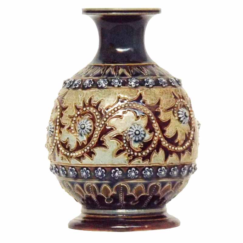 A 5in (12.5cm) Doulton Lambeth vase by Mary Ann Thomson