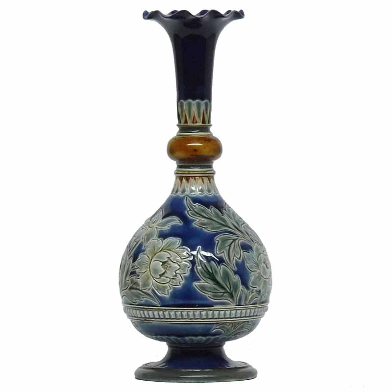 A 10.25in (21cm) Doulton Lambeth vase by Eliza Simmance - 46