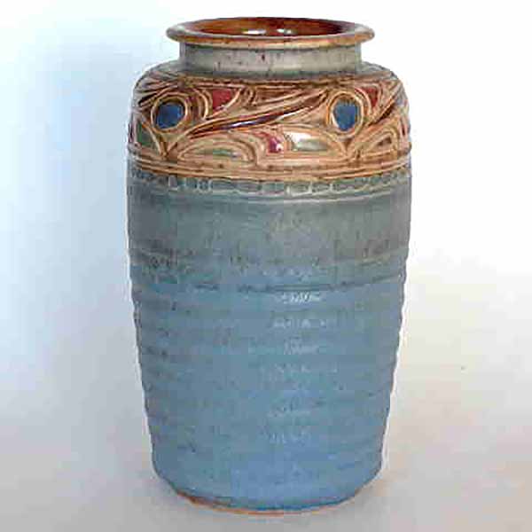 Royal Doulton Art Deco vase by Vera Huggins